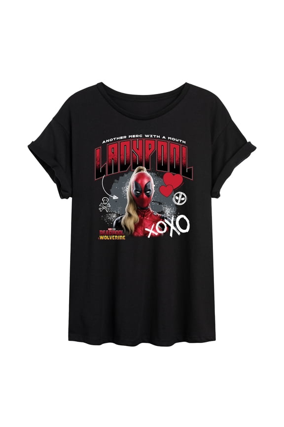 Deadpool & Wolverine - Ladypool Xoxo - Women's Oversized Graphic T-Shirt