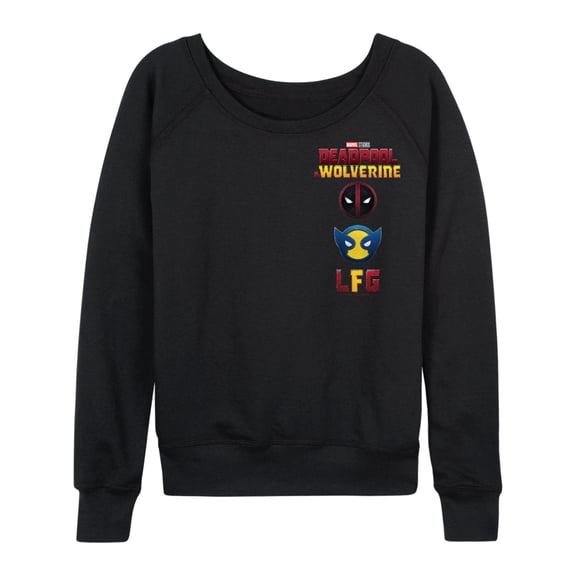 Marvel Deadpool & Wolverine - Logo And Icons - Women's French Terry Pullover Sweatshirt