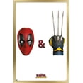 thumbnail image 1 of Marvel Deadpool & Wolverine - Mask and Claws One Sheet Wall Poster, 22.375" x 34" Framed, 1 of 3
