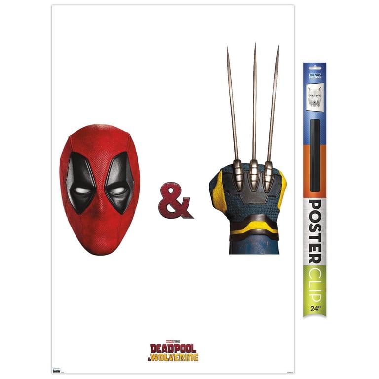 Marvel Deadpool & Wolverine - Mask and Claws One Sheet Wall Poster