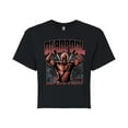 thumbnail image 1 of Marvel Deadpool & Wolverine - Merc With A Mouth - Juniors Cropped Graphic T-Shirt, 1 of 5