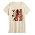 thumbnail image 1 of Marvel Deadpool & Wolverine - Notebook Doodles - Women's Short Sleeve Graphic T-Shirt, 1 of 5