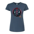 thumbnail image 1 of Marvel Deadpool & Wolverine - Scratch Logo - Juniors Fitted Graphic T-Shirt, 1 of 5