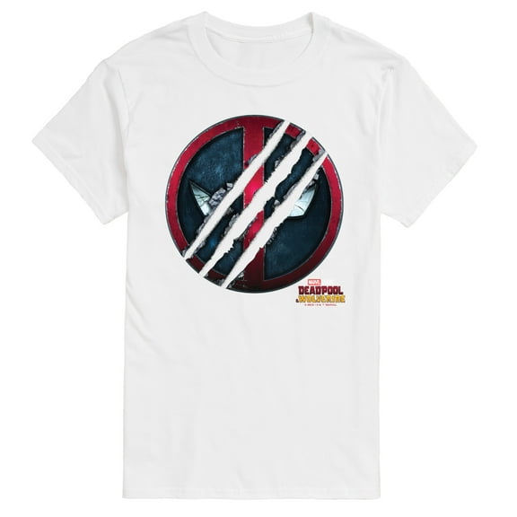Marvel Deadpool & Wolverine - Scratch Logo - Men's Short Sleeve Graphic T-Shirt