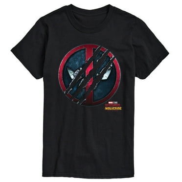 Marvel Deadpool & Wolverine - Scratch Logo - Men's Short Sleeve Graphic T-Shirt