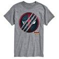 thumbnail image 1 of Marvel Deadpool & Wolverine - Scratch Logo - Men's Short Sleeve Graphic T-Shirt, 1 of 5