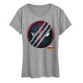 thumbnail image 1 of Marvel Deadpool & Wolverine - Scratch Logo - Women's Short Sleeve Graphic T-Shirt, 1 of 5