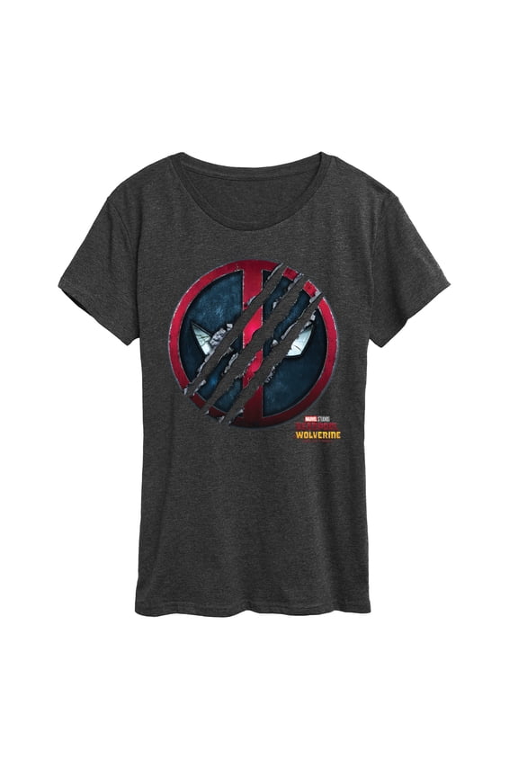 Deadpool & Wolverine - Scratch Logo - Women's Short Sleeve Graphic T-Shirt