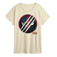 thumbnail image 1 of Marvel Deadpool & Wolverine - Scratch Logo - Women's Short Sleeve Graphic T-Shirt, 1 of 5