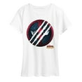 thumbnail image 1 of Marvel Deadpool & Wolverine - Scratch Logo - Women's Short Sleeve Graphic T-Shirt, 1 of 5