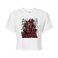 thumbnail image 1 of Marvel Deadpool & Wolverine - We Are Deadpool Doodles - Juniors Cropped Graphic T-Shirt, 1 of 5