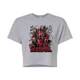thumbnail image 1 of Marvel Deadpool & Wolverine - We Are Deadpool Doodles - Juniors Cropped Graphic T-Shirt, 1 of 5