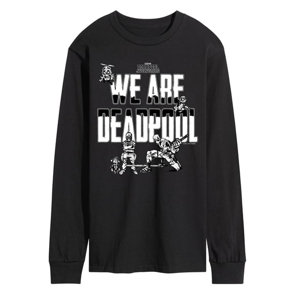 Marvel Deadpool & Wolverine - We Are Deadpool Doodles - Men's Long Sleeve Graphic T-Shirt