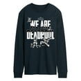 thumbnail image 1 of Marvel Deadpool & Wolverine - We Are Deadpool Doodles - Men's Long Sleeve Graphic T-Shirt, 1 of 5