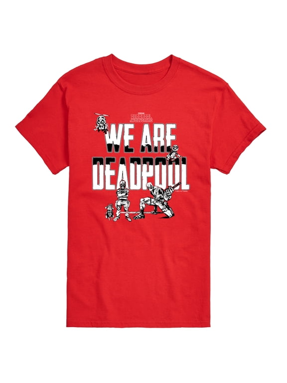 - We Are Deadpool Doodles Men's Short Sleeve Graphic T-Shirt