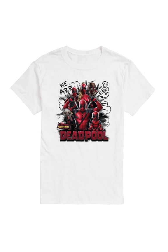 Deadpool & Wolverine - We Are Deadpool Doodles - Men's Short Sleeve Graphic T-Shirt