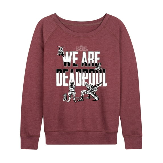 Marvel Deadpool & Wolverine - We Are Deadpool Doodles - Women's French Terry Pullover Sweatshirt