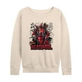 thumbnail image 1 of Marvel Deadpool & Wolverine - We Are Deadpool Doodles - Women's French Terry Pullover Sweatshirt, 1 of 5