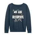 thumbnail image 1 of Marvel Deadpool & Wolverine - We Are Deadpool Doodles - Women's French Terry Pullover Sweatshirt, 1 of 5