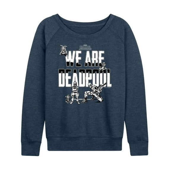 Marvel Deadpool & Wolverine - We Are Deadpool Doodles - Women's French Terry Pullover Sweatshirt