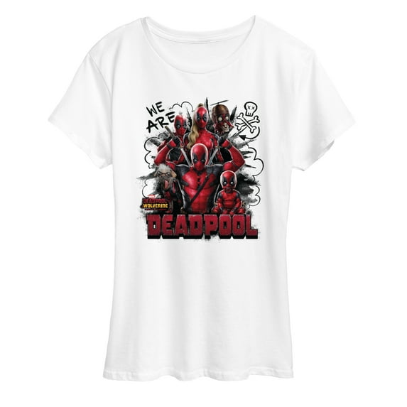 Marvel Deadpool & Wolverine - We Are Deadpool Doodles - Women's Short Sleeve Graphic T-Shirt
