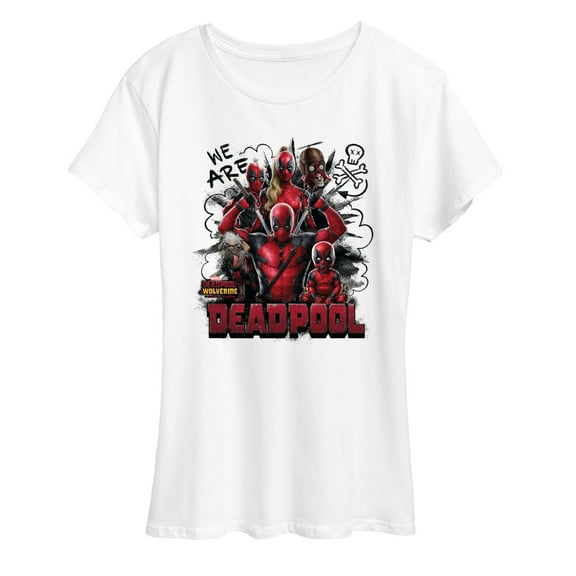 Marvel Deadpool & Wolverine - We Are Deadpool Doodles - Women's Short Sleeve Graphic T-Shirt