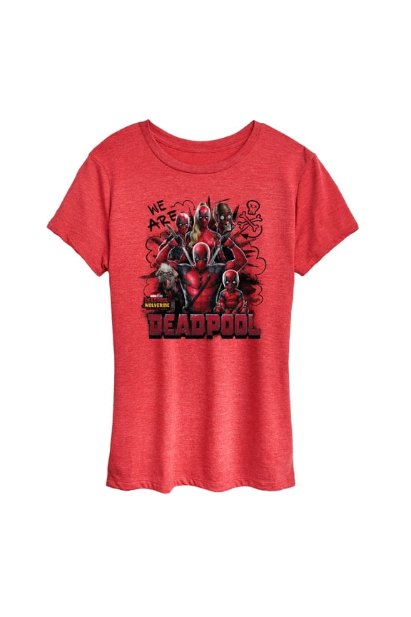Deadpool & Wolverine - We Are Deadpool Doodles - Women's Short Sleeve Graphic T-Shirt