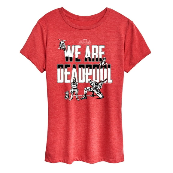 Marvel Deadpool & Wolverine - We Are Deadpool Doodles - Women's Short Sleeve Graphic T-Shirt