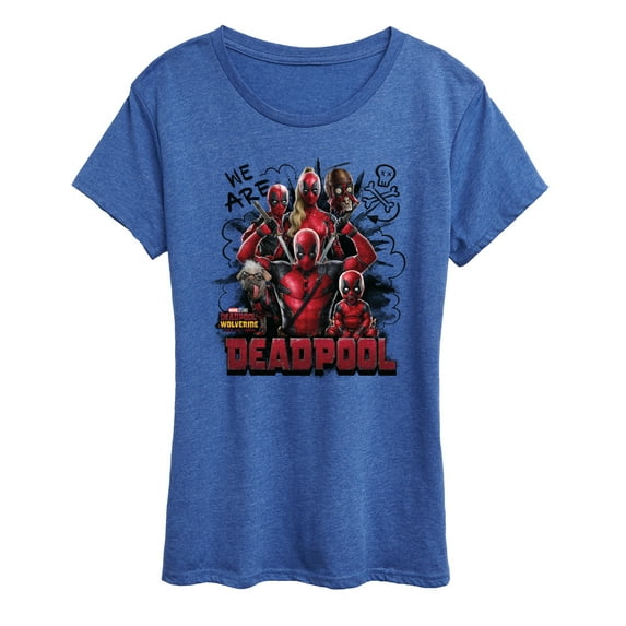 Marvel Deadpool & Wolverine - We Are Deadpool Doodles - Women's Short Sleeve Graphic T-Shirt