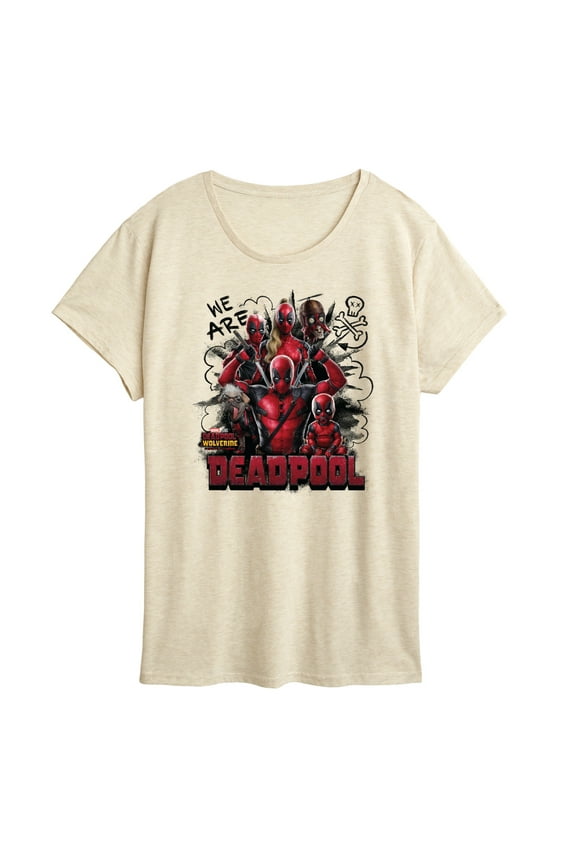 Deadpool & Wolverine - We Are Deadpool Doodles - Women's Short Sleeve Graphic T-Shirt