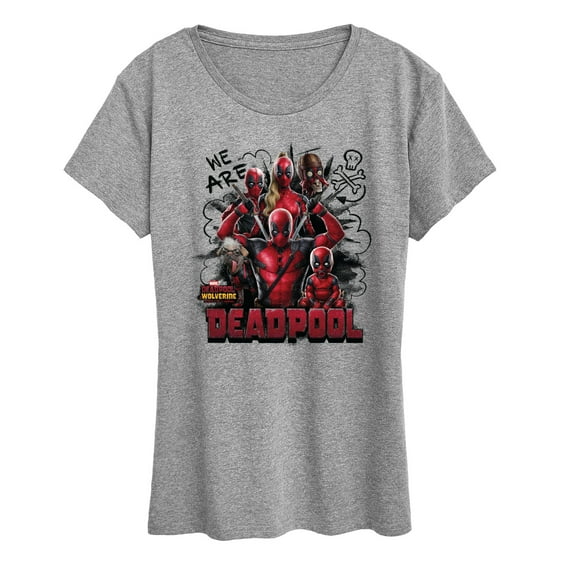 Marvel Deadpool & Wolverine - We Are Deadpool Doodles - Women's Short Sleeve Graphic T-Shirt