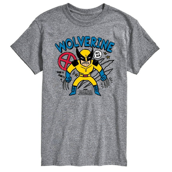 Marvel Deadpool & Wolverine - Wolverine Doodles - Men's Short Sleeve Graphic T-Shirt