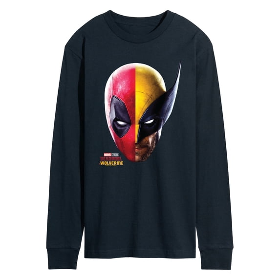 Marvel Deadpool & Wolverine - Wolverine Split Space - Men's Long Sleeve Graphic T-Shirt