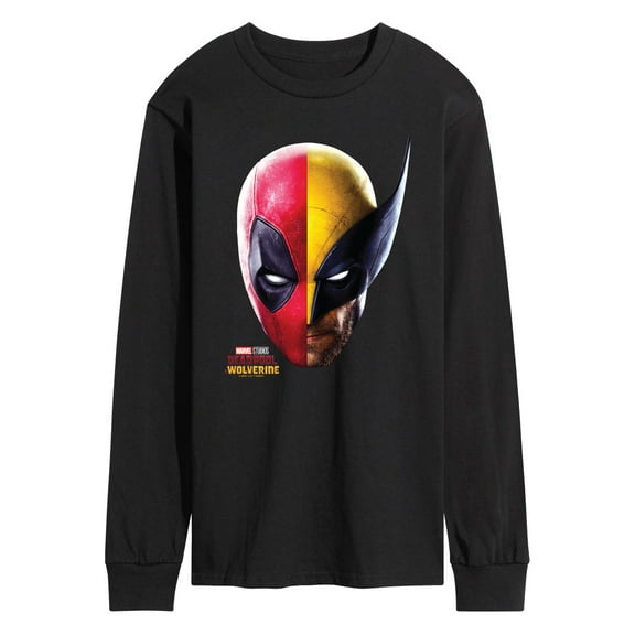 Marvel Deadpool & Wolverine - Wolverine Split Space - Men's Long Sleeve Graphic T-Shirt