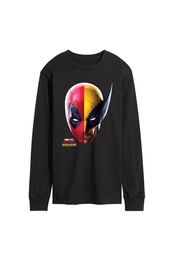 Deadpool & Wolverine - Wolverine Split Space - Men's Long Sleeve Graphic T-Shirt
