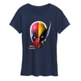 thumbnail image 1 of Marvel Deadpool & Wolverine - Wolverine Split Space - Women's Short Sleeve Graphic T-Shirt, 1 of 5