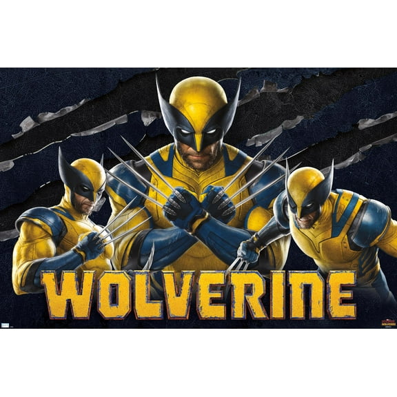 Marvel Deadpool & Wolverine - Wolverine Wall Poster, 22.375" x 34"