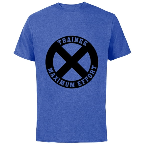 Marvel Deadpool X-Force Trainee Maximum Effort - Short Sleeve Cotton T-Shirt for Adults - Customized-Royal Heather