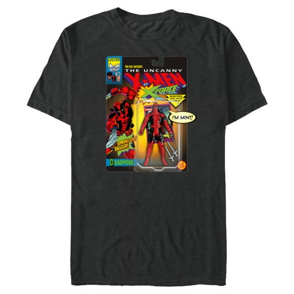 Marvel Deadpool X-Men Toy Figure - Short Sleeve Blended T-Shirt for Adults - Customized-Dark Heather