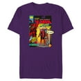 thumbnail image 1 of Marvel Deadpool X-Men Toy Figure - Short Sleeve Blended T-Shirt for Adults - Customized-Purple, 1 of 5