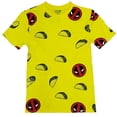thumbnail image 1 of Marvel Deadpool Yellow Taco All-Over Print Men's T-Shirt (Small), 1 of 4