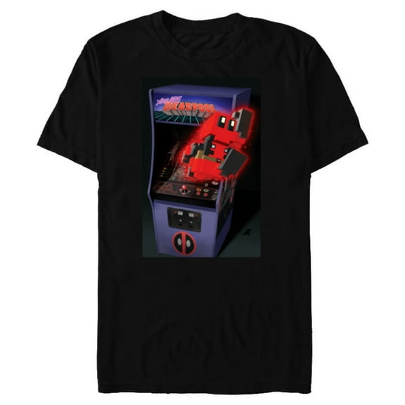 Marvel Deadpool You Are Deadpool 8-bit Video Arcade Game Art - Short Sleeve Blended T-Shirt for Adults - Customized-Black