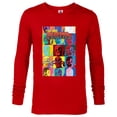 thumbnail image 1 of Marvel Deadpool You Are Deadpool Mask Faces Comic Cover Art - Long Sleeve T-Shirt for Men - Customized-New Red, 1 of 5
