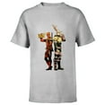 thumbnail image 1 of Marvel Deadpool and Cable Super Heroes X-Men I’m With Stupid - Short Sleeve T-Shirt for Kids - Customized-Athletic Heather, 1 of 5