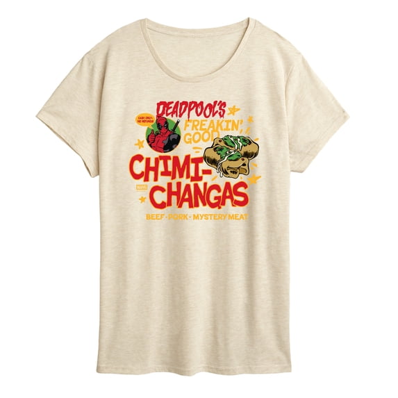 Marvel - Deadpool's Chimichangas - Women's Short Sleeve Graphic T-Shirt