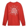 thumbnail image 1 of Marvel - Deck The Walls - Youth Long Sleeve Graphic T-Shirt, 1 of 4