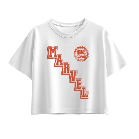 Marvel - Diagonal - Youth Girls Boxy T-Shirt
