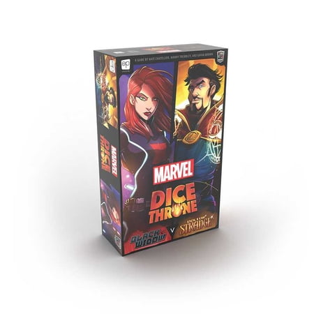 Marvel Dice Throne 2-Hero Box - Black Widow and Doctor Strange Board Game, by USAopoly