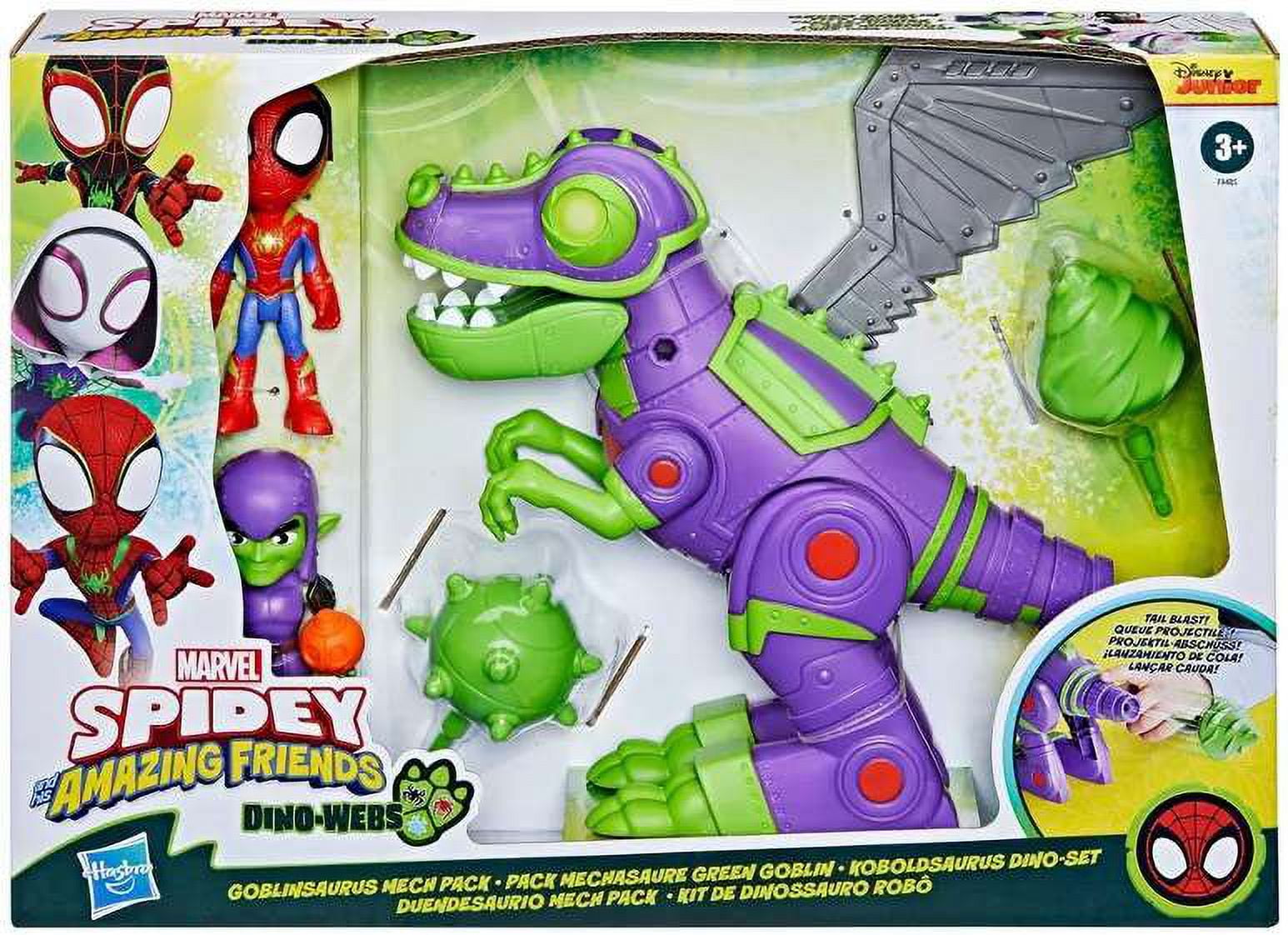 Marvel Dino-Webs Goblinsaurus Mech Pack Acton Figure Set