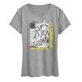thumbnail image 1 of Marvel - Disposable Delinquents - Women's Short Sleeve Graphic T-Shirt, 1 of 4
